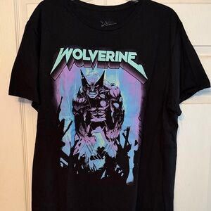 Marvel Black Wolverine Short Sleeve Tee